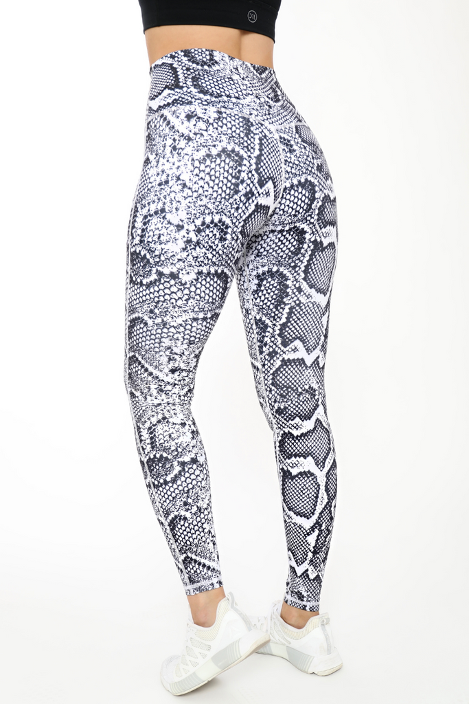 WHITE SNAKE TIGHTS - DTL Sport