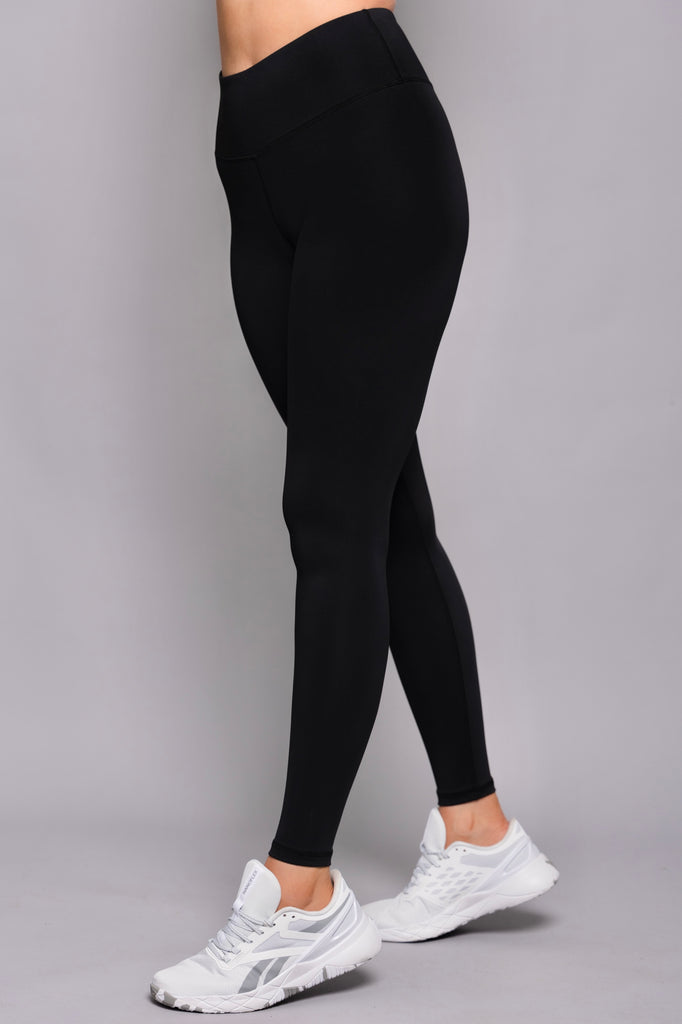 LUXE JET BLACK TIGHTS - DTL Sport